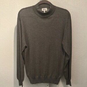Vintage Brioni Made In Italy Gray Cashmere Silk Men's Sweater
